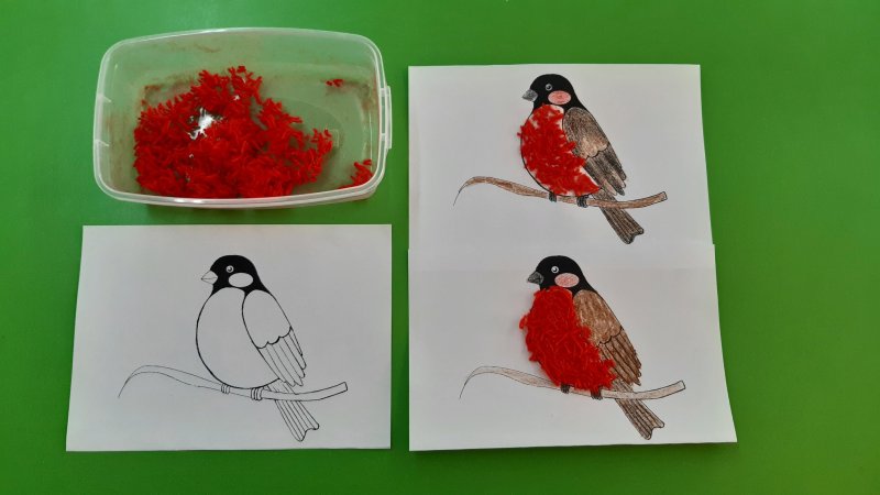 Снегирь поделка для детей