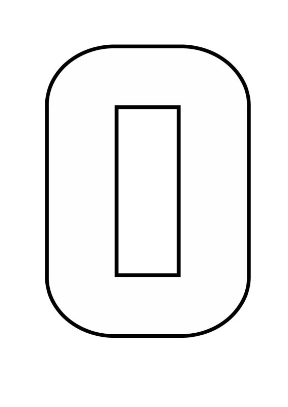 Контур букв