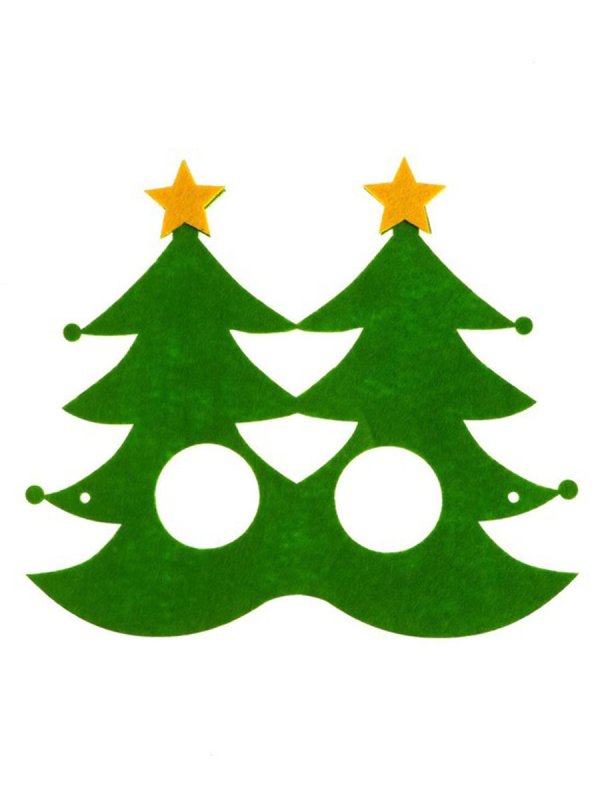 Карнавальная маска елочка