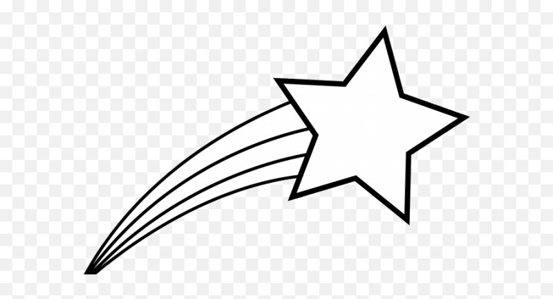 Звезда Комета трафарет