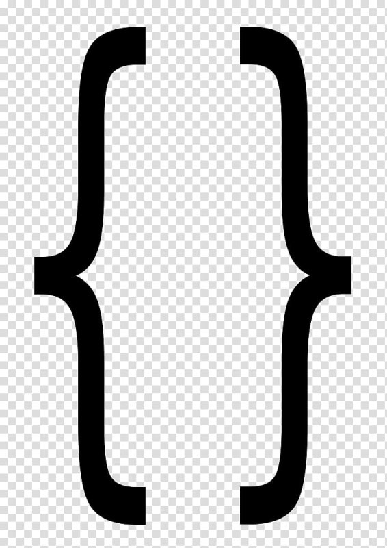 Круглая фигурная скобка