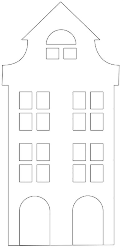 Домик для вырезания