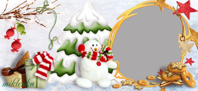 Макет кружки новый год