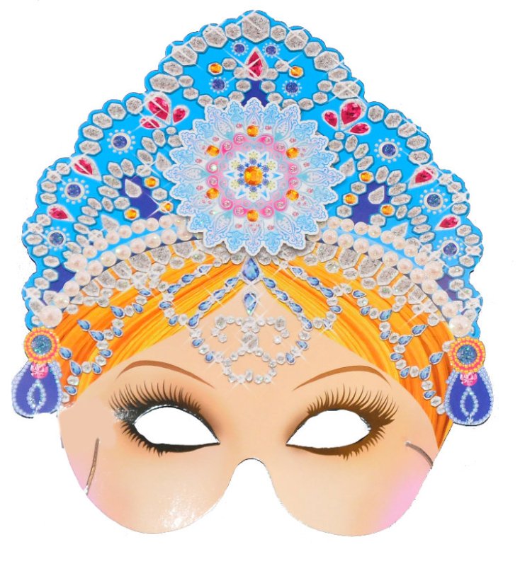 Маски новогодние карнавальные для детей