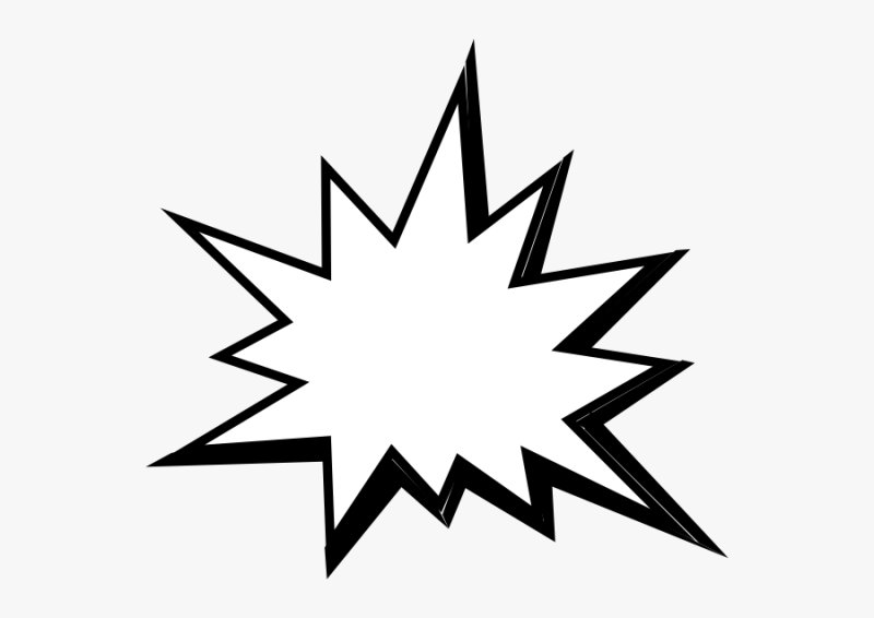 Взрыв трафарет