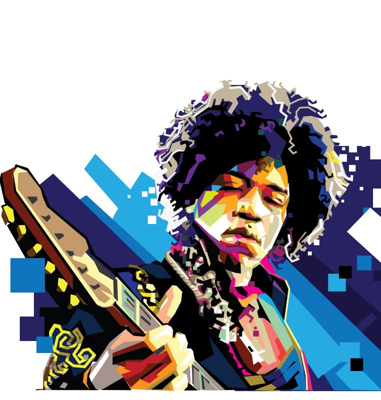 Джимми Хендрикс портрет