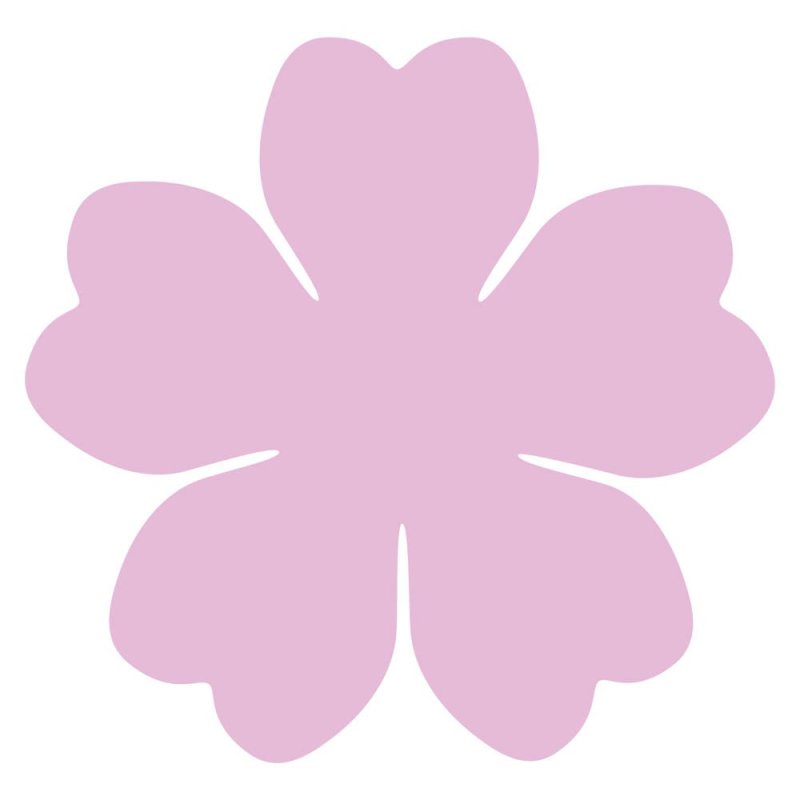 Цветы для вырезания цветные