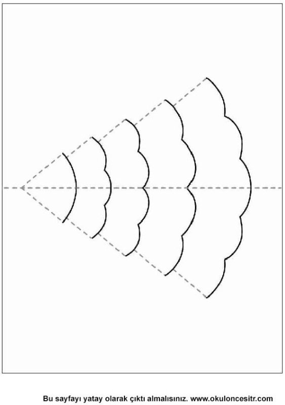 Трафарет елочки для открытки