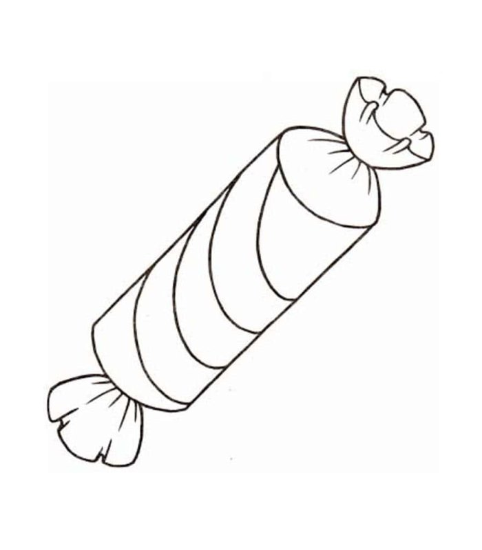 Раскраска конфеты