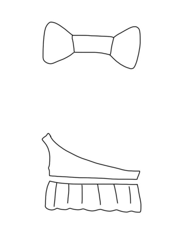 Раскраска уточка лалафанфан с одеждой