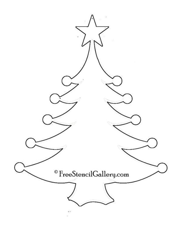 Шаблон елки