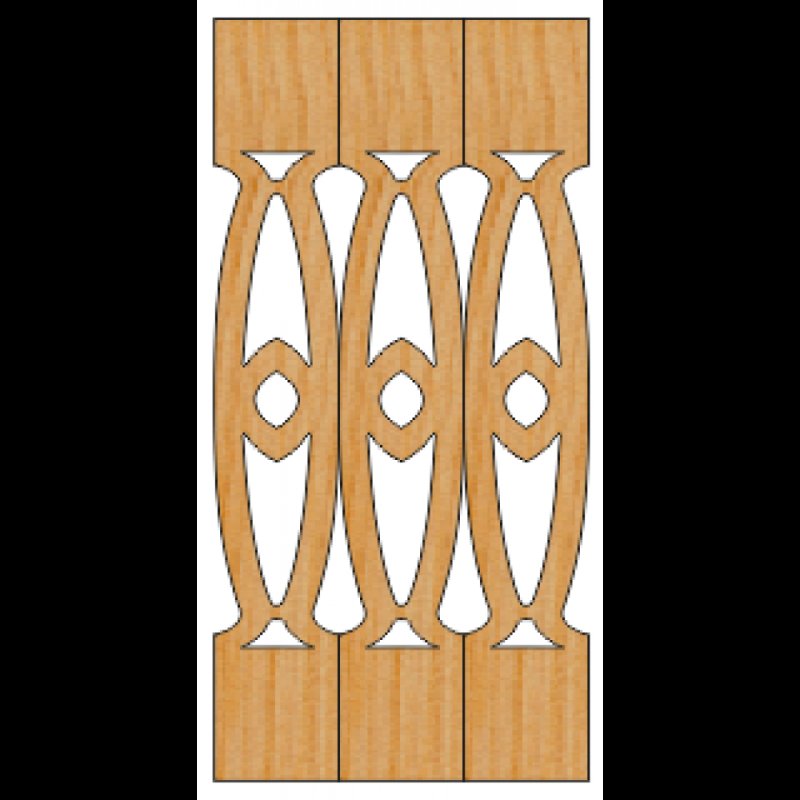 Балясина плоская деревянная