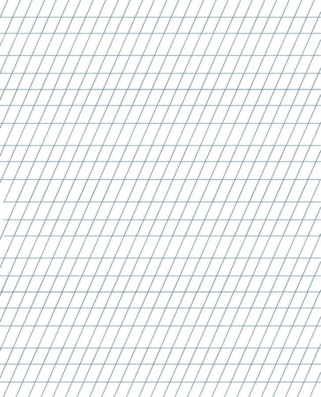 Разлиновка косая линия а4