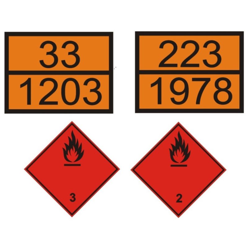 Табличка 6.8.2.5.2 ДОПОГ