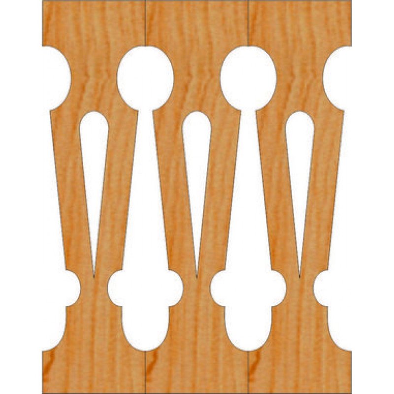 Прорезная резьба балюстрада