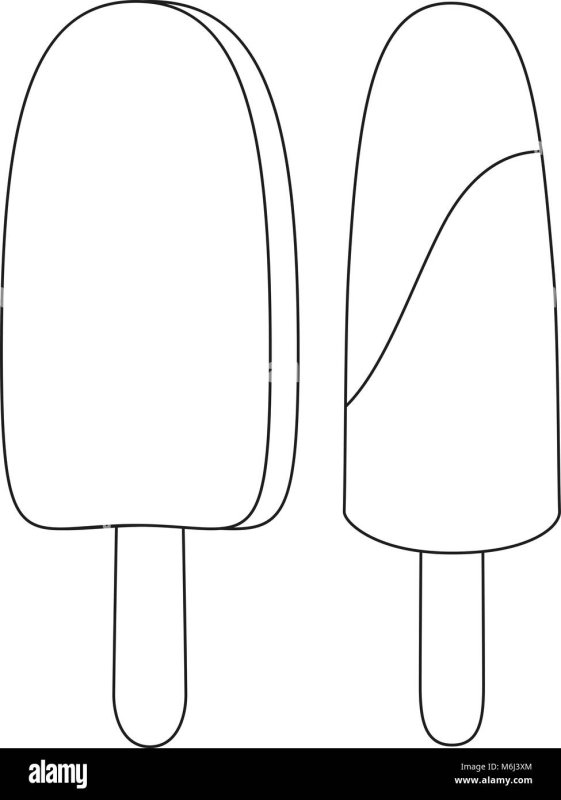 Трафарет эскимо