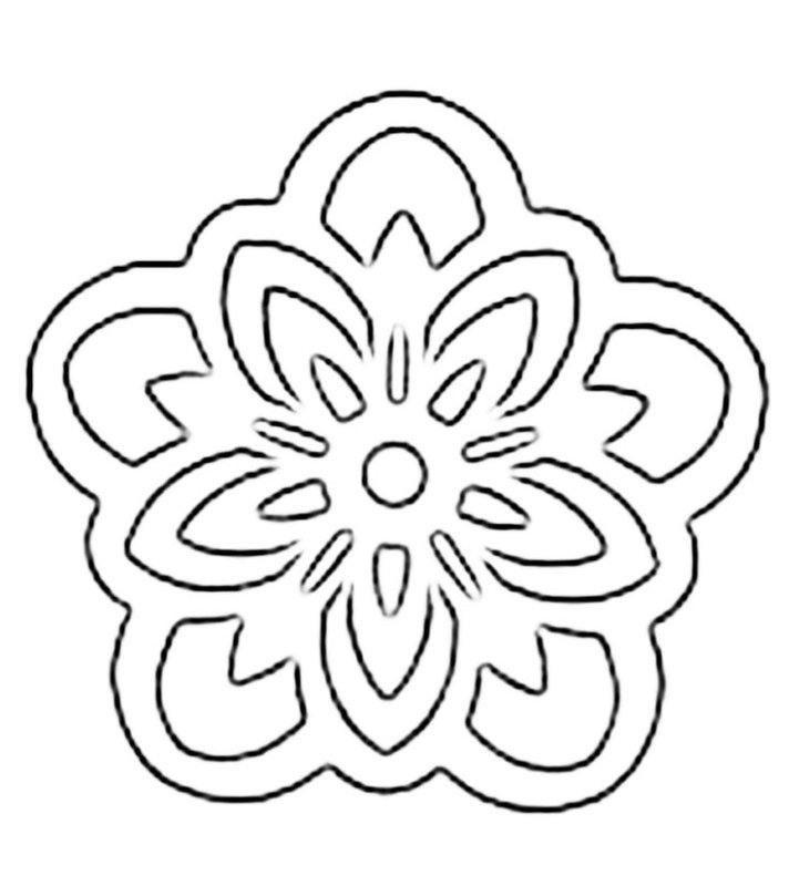 Снежинки трафареты для вырезания на окна