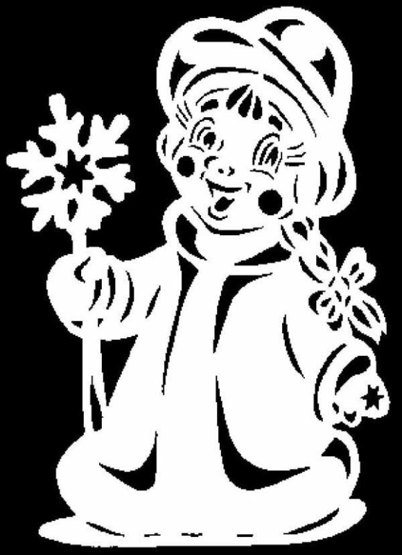 Трафарет "новогодний"