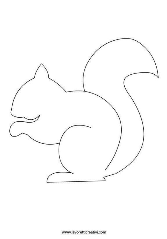 Трафарет белки