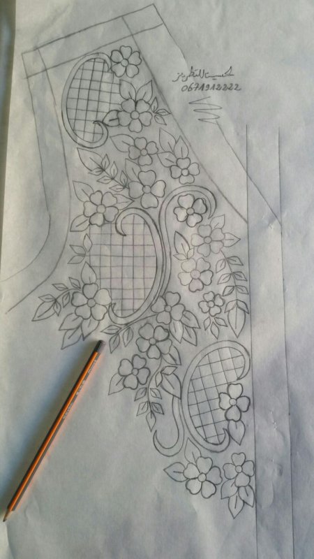 Орнамент для люневильской вышивки