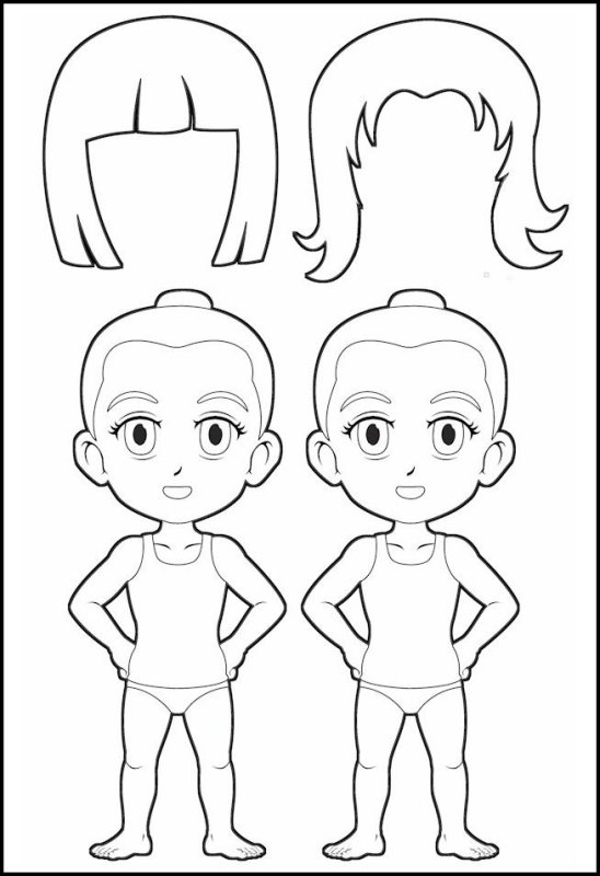 Раскраска лицо человека для детей