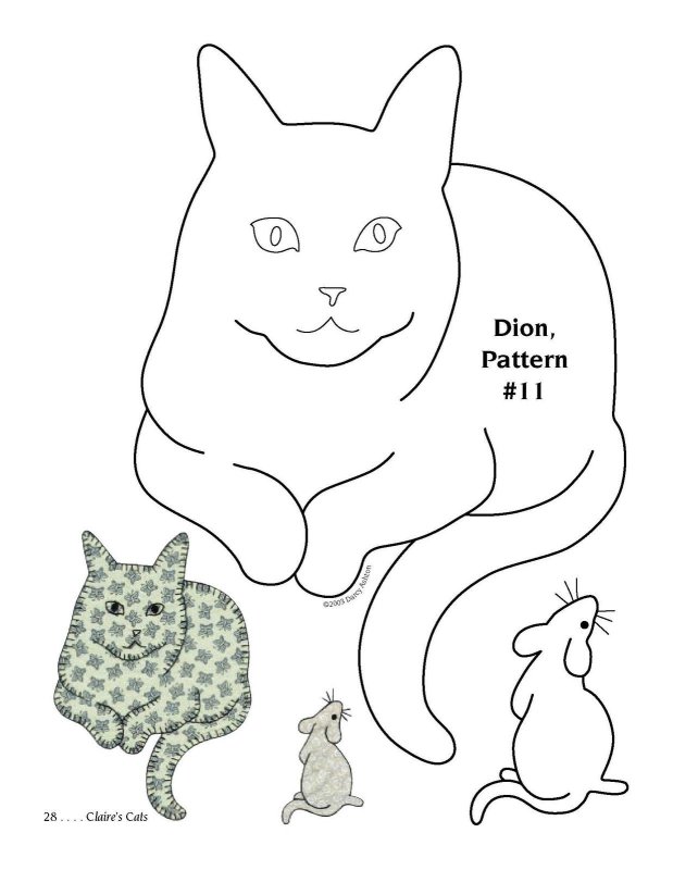 Рисунки для аппликации из ткани