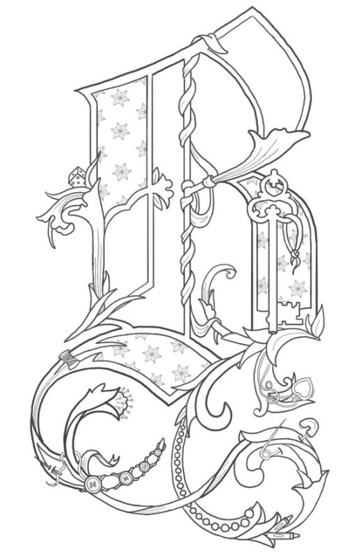 Красивая буква а заглавная