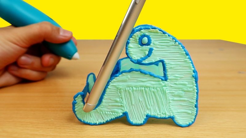 Подставка для телефона 3d ручкой