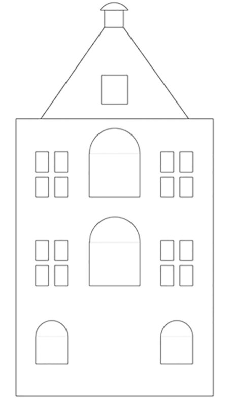 Домик для вырезания