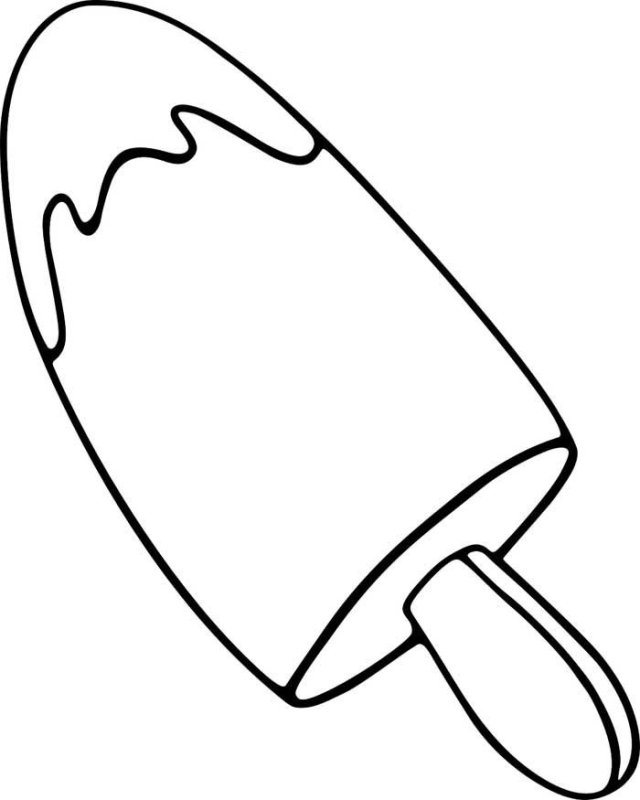 Эскимо раскраска