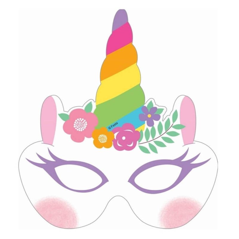 Маскарадная маска Единорог