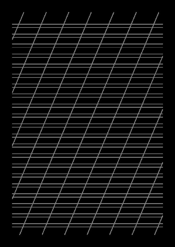 Разлинованный лист а4 в узкую линию