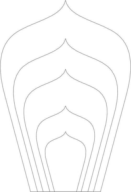 Трафареты для бумажных цветов