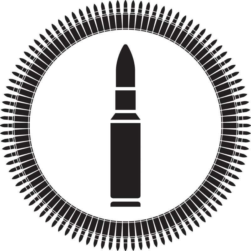 Круг из патронов