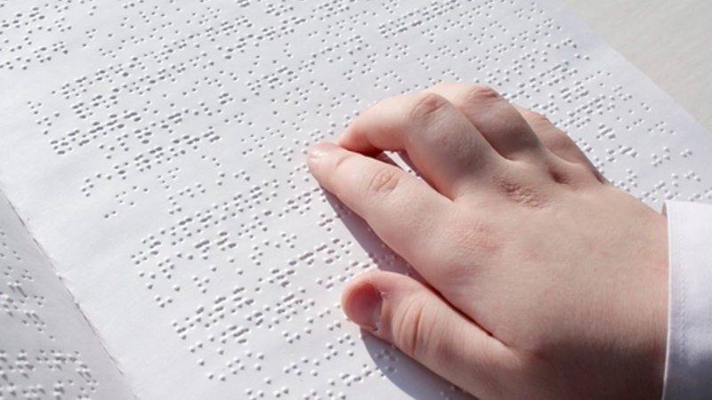 Брайля для слепых