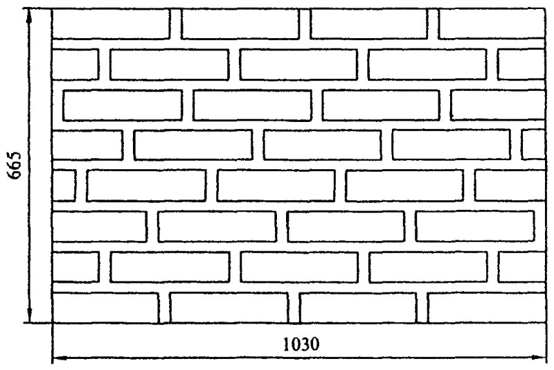 Трафарет для имитации кирпичной кладки