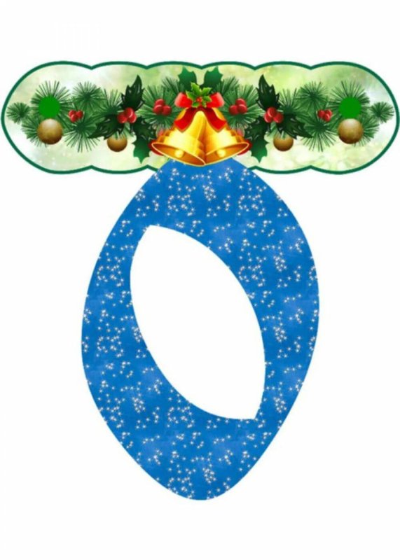 Буквы для растяжки с новым годом