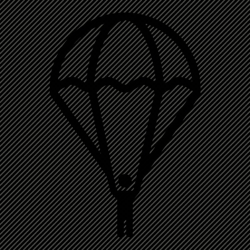 Парашют раскраска