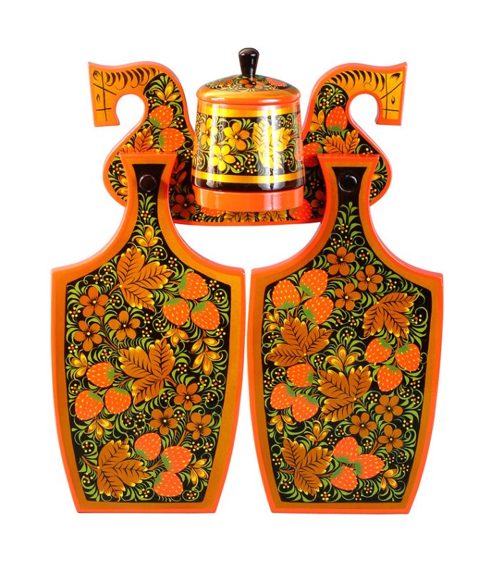 Разделочная доска под хохлому