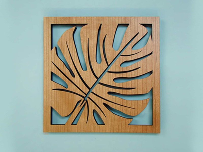 Деревянное настенное панно