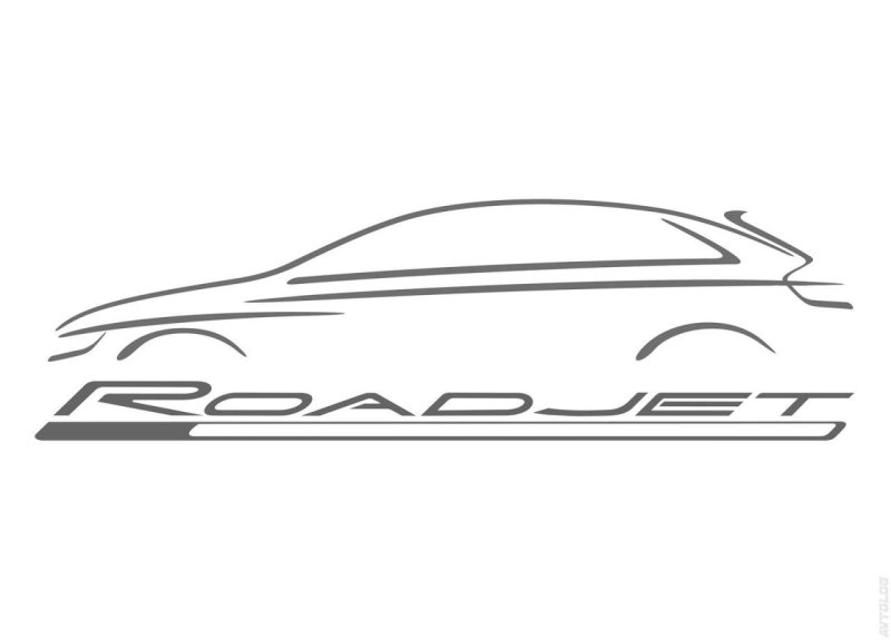 Машина вектор контур сбоку