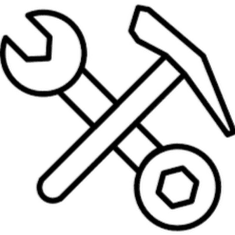 Молоток и гаечный ключ