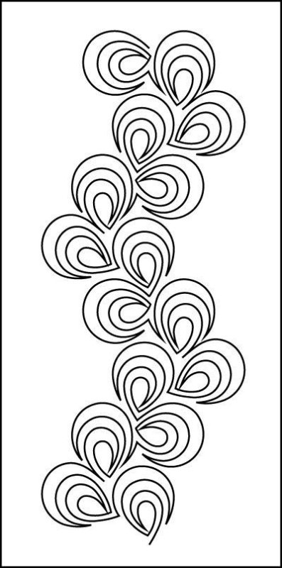 Джутовая филигрань для начинающих трафареты