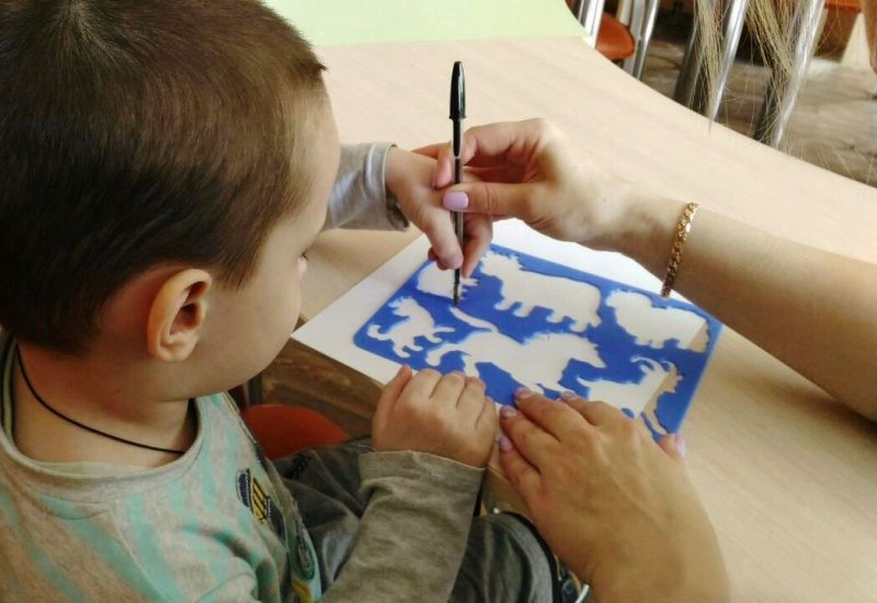 Рисование со слепыми детьми