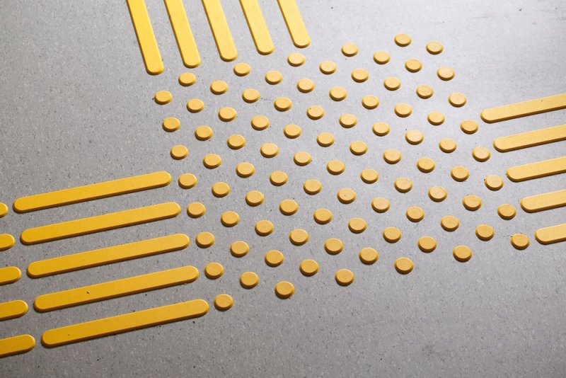 Тактильные указатели для слепых