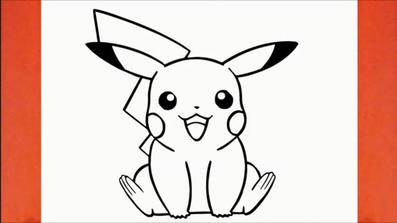 Раскраски покемоны Пикачу