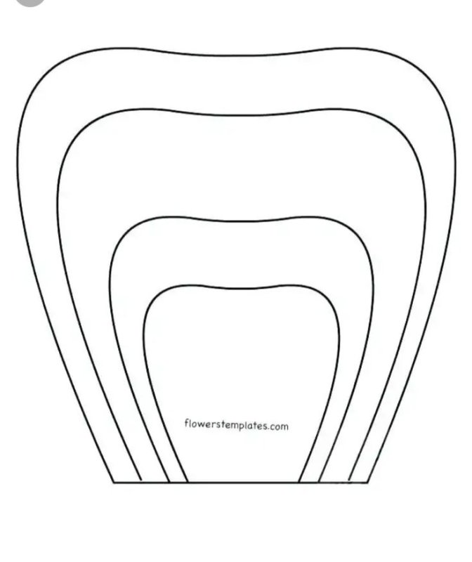 Заготовки для бумажных цветов
