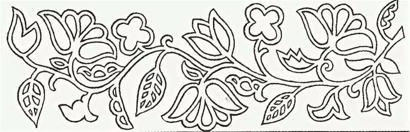 Трафарет ажурный