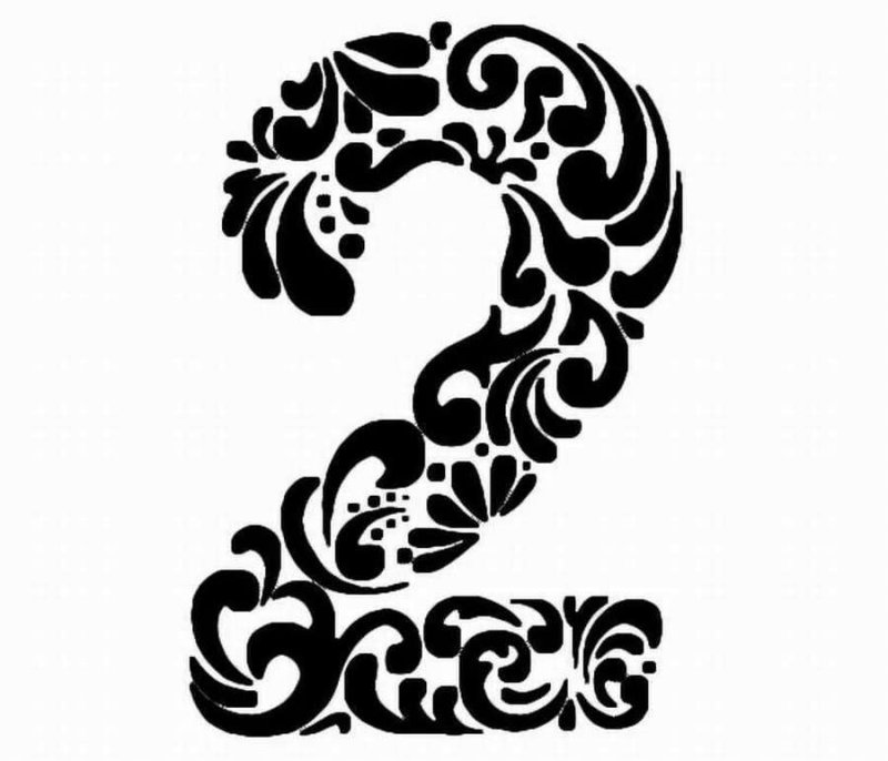 Красивые цифры для вырезания