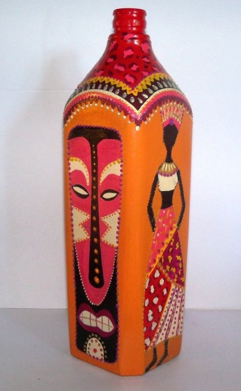 Расписные бутылки